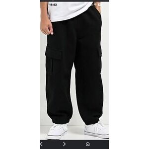 Ninth Hall Black Youth L Stash Cargo Street Leg (N1)